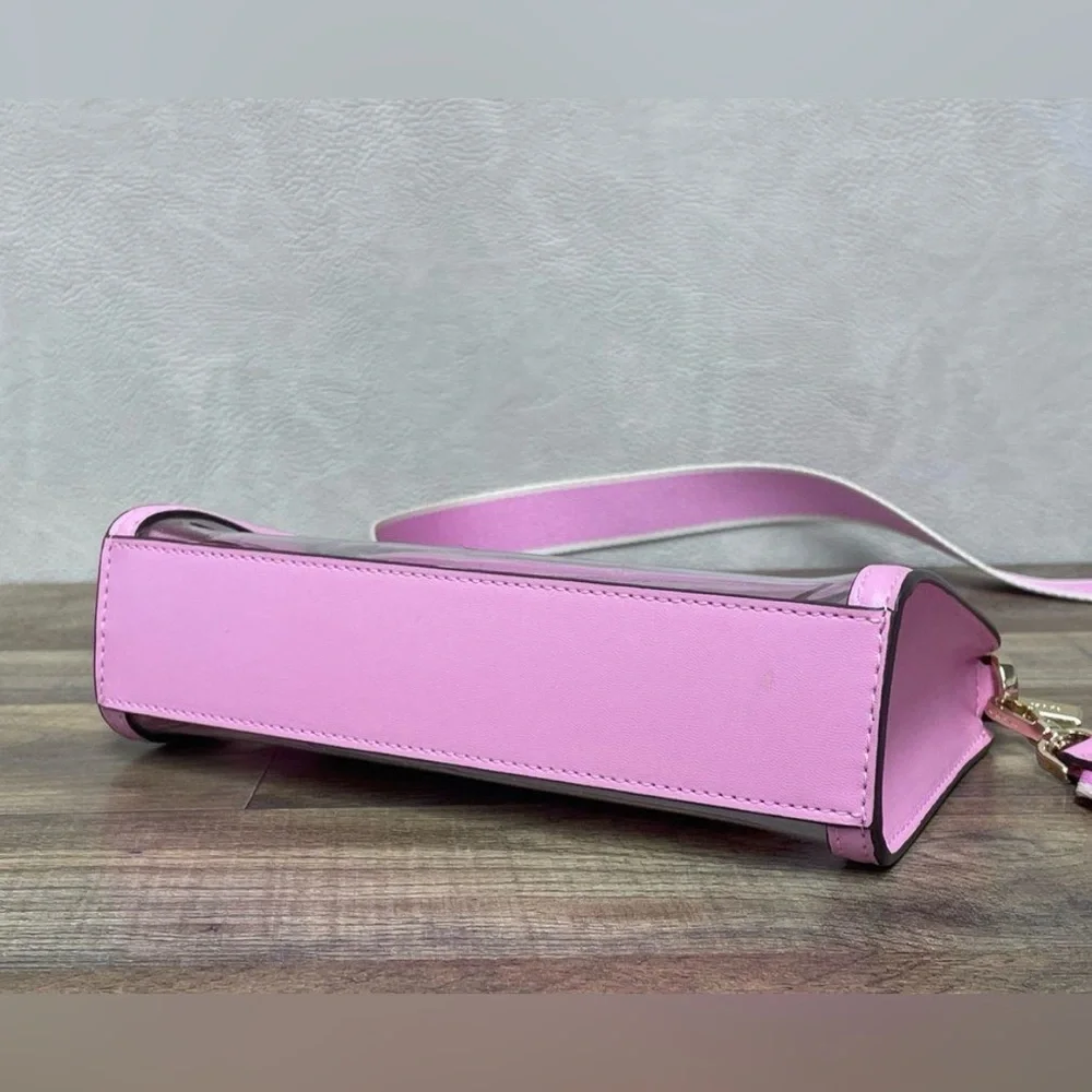 Kate Spade Pink Clear Crossbody with Removable Strap - Picture 4 of 10